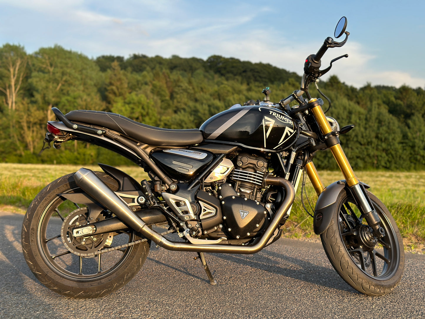 Triumph Speed/Scrambler 400 - Retro Riot Exhaust System