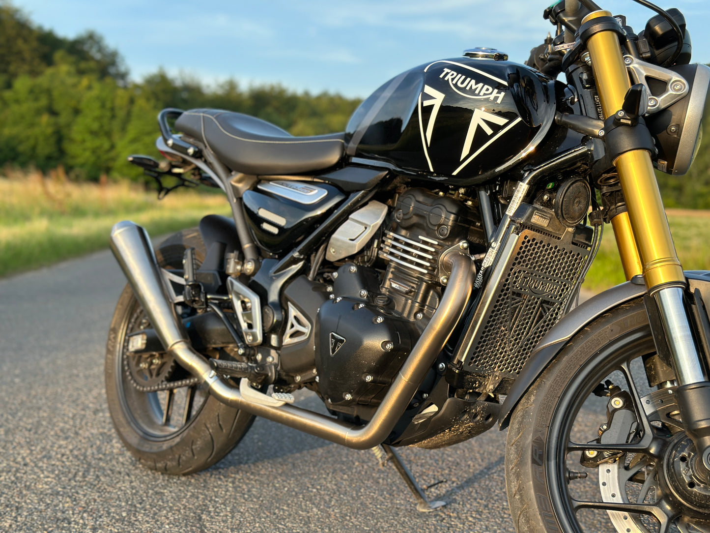 Triumph Speed/Scrambler 400 - Riot Decat Header Pipe