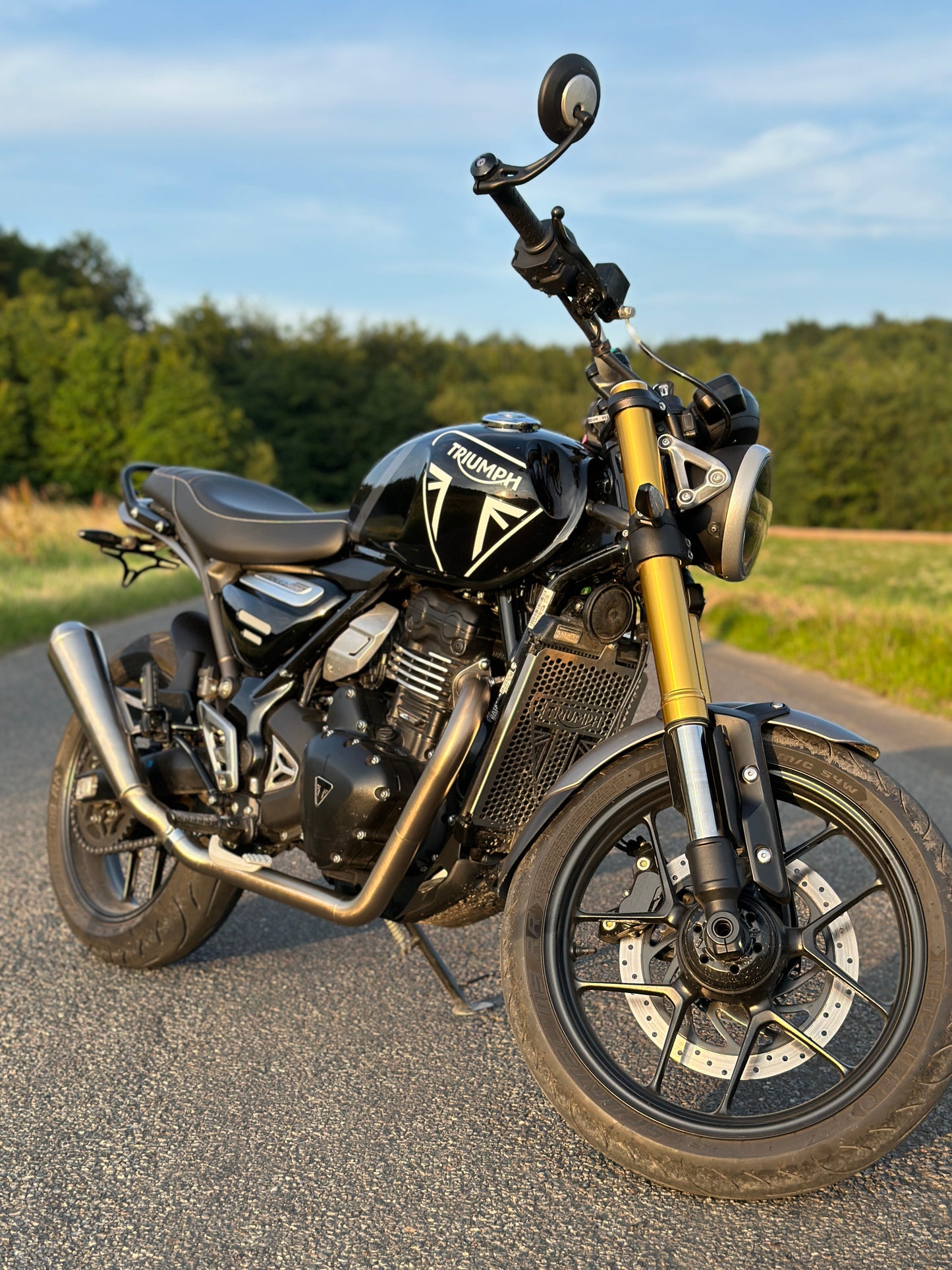 Triumph Speed/Scrambler 400 - Retro Riot Exhaust System