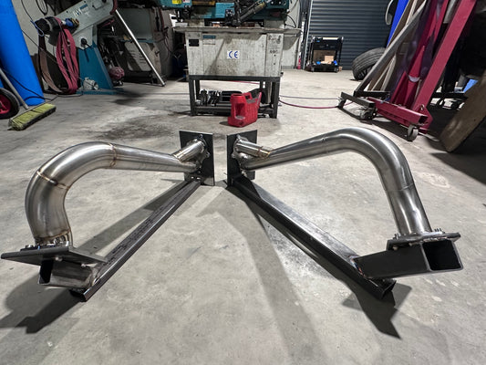 Porsche 718 GT4 / Spyder / GTS 4.0 Over Axle OPF Delete Pipe