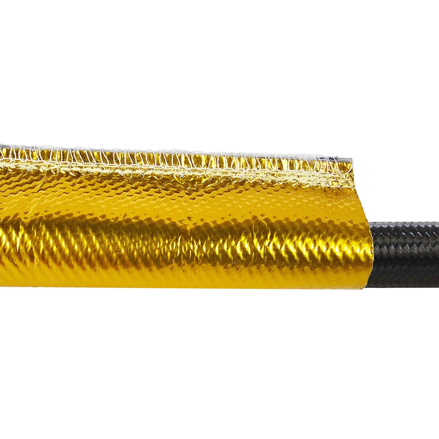 Exoracing Gold And Silver Sewn Heat Sleeve 0.5m