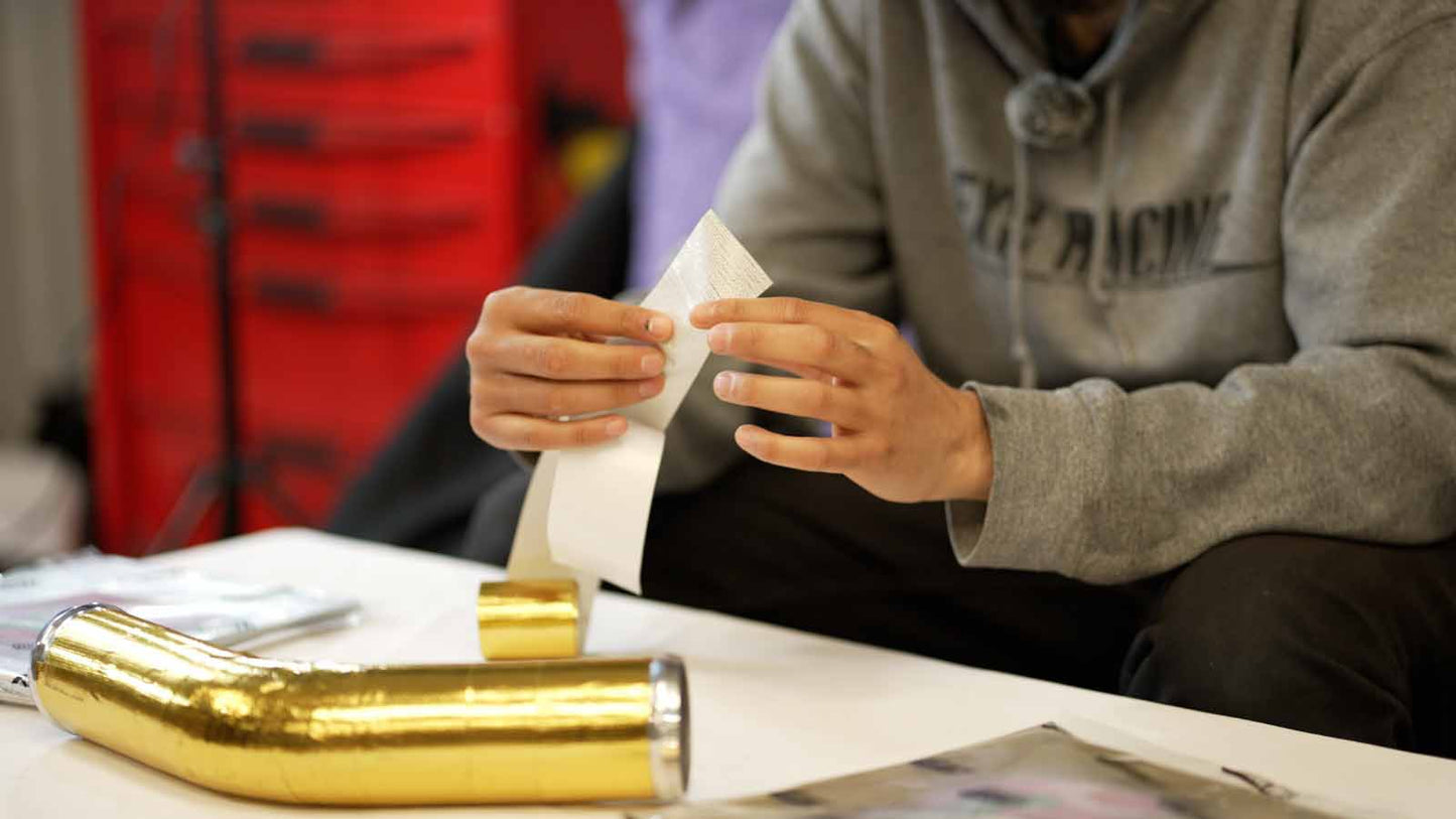 Exoracing Gold and Silver Heat Reflective Tape