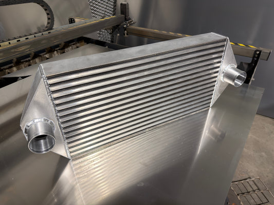 LA Fabrication Racing Dual Backdoor Front Mount Intercooler - 2.5" Inlet / 2.5" Outlet (400HP-800HP)