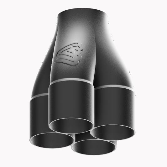 4-1 Merge Collector - 2.13" Primaries - 3D Printed