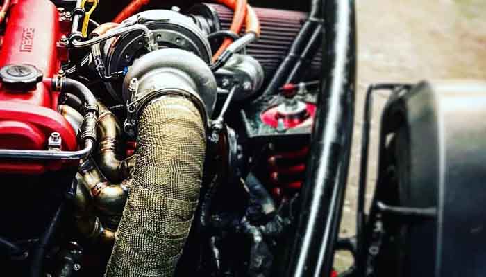 Exoracing Titanium or Carbon Exhaust Wrap