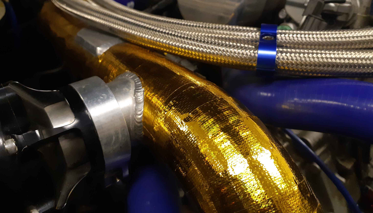 Exoracing Gold and Silver Heat Reflective Sheet 1m x 1.2m