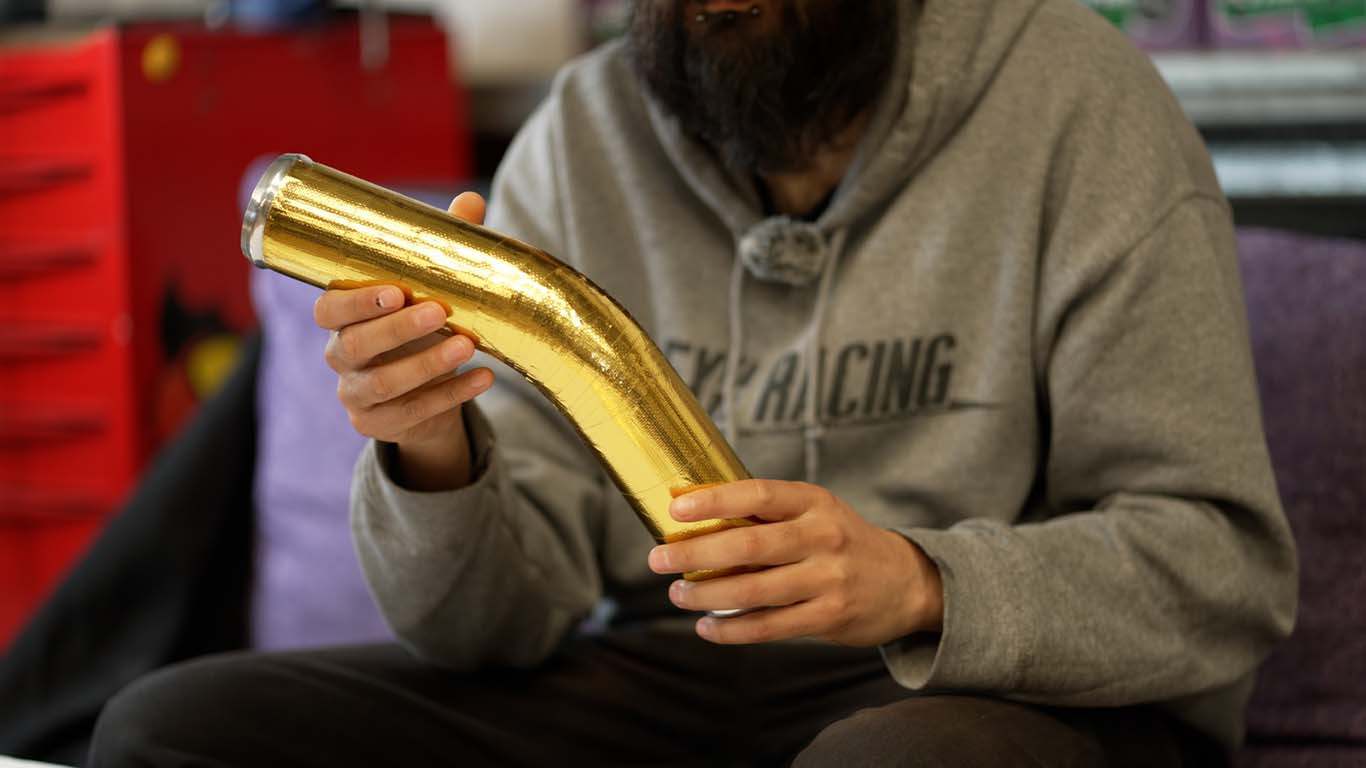 Exoracing Gold and Silver Heat Reflective Tape